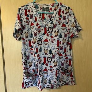 Holiday Women’s Uniform Advantage Buttersoft Stretch Scrub Top